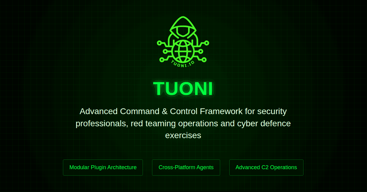 Tuoni C2: архитектура, возможности и создание собственного агента