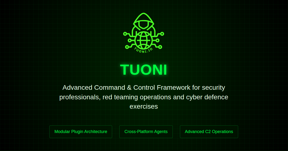 Tuoni C2: архитектура, возможности и создание собственного агента